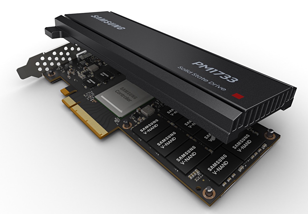 Samsung PM1733 SSD exploded view