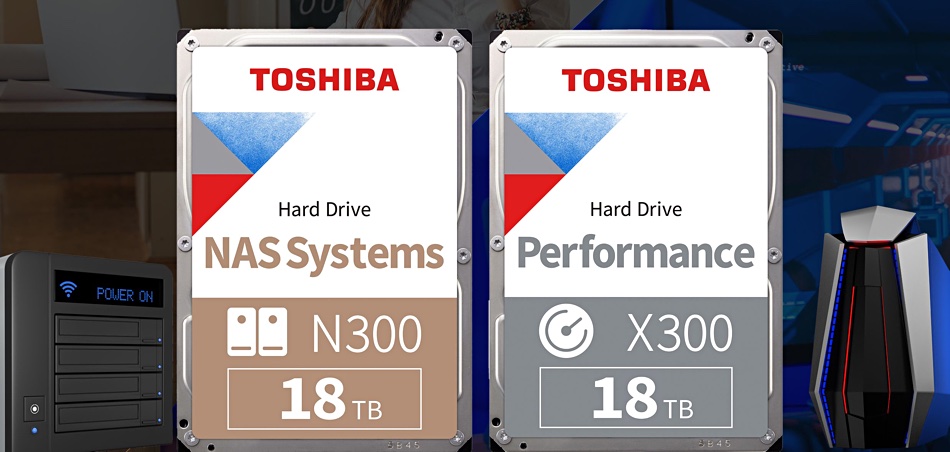 Toshiba extends 18TB technology to NAS and workstation disk drives – Blocks  and Files
