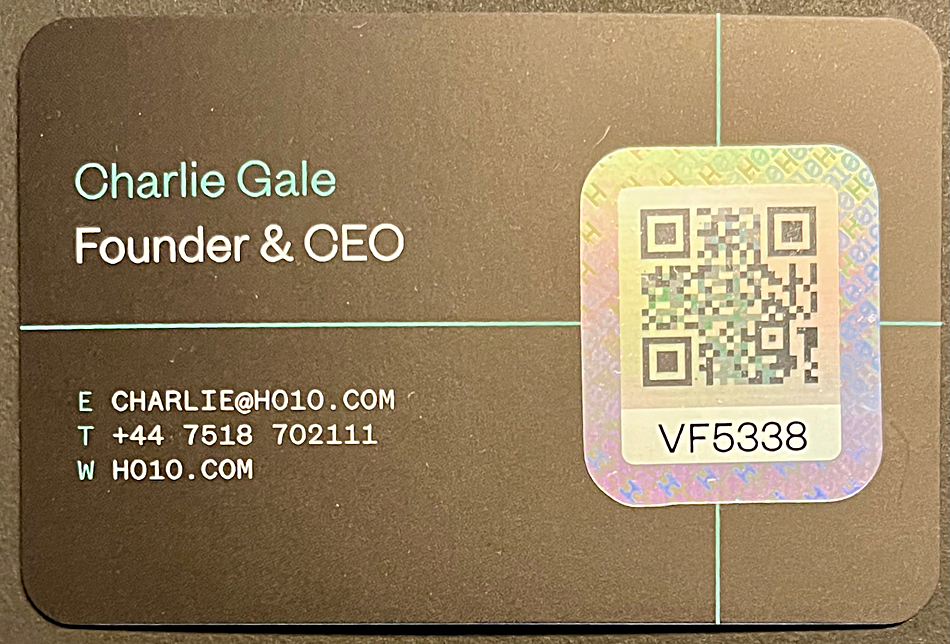 Multi-dimensional holographic label